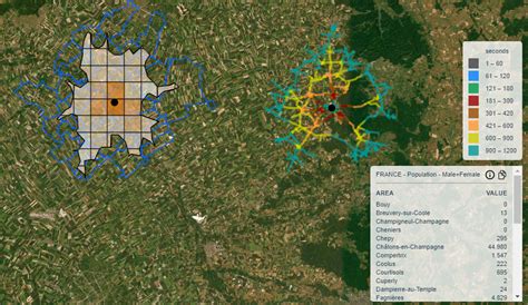 site map isochronous - iso4app map.